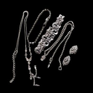 An Array of Vintage Quality Costume Rhinestone Jewelry. C1950